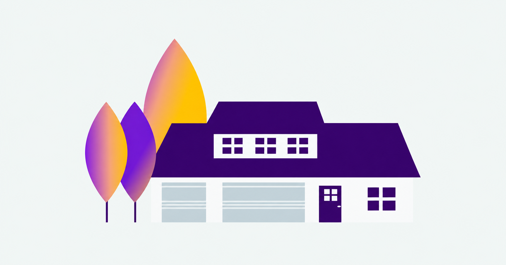 Illustratie van een woning bij schenking aan een kind